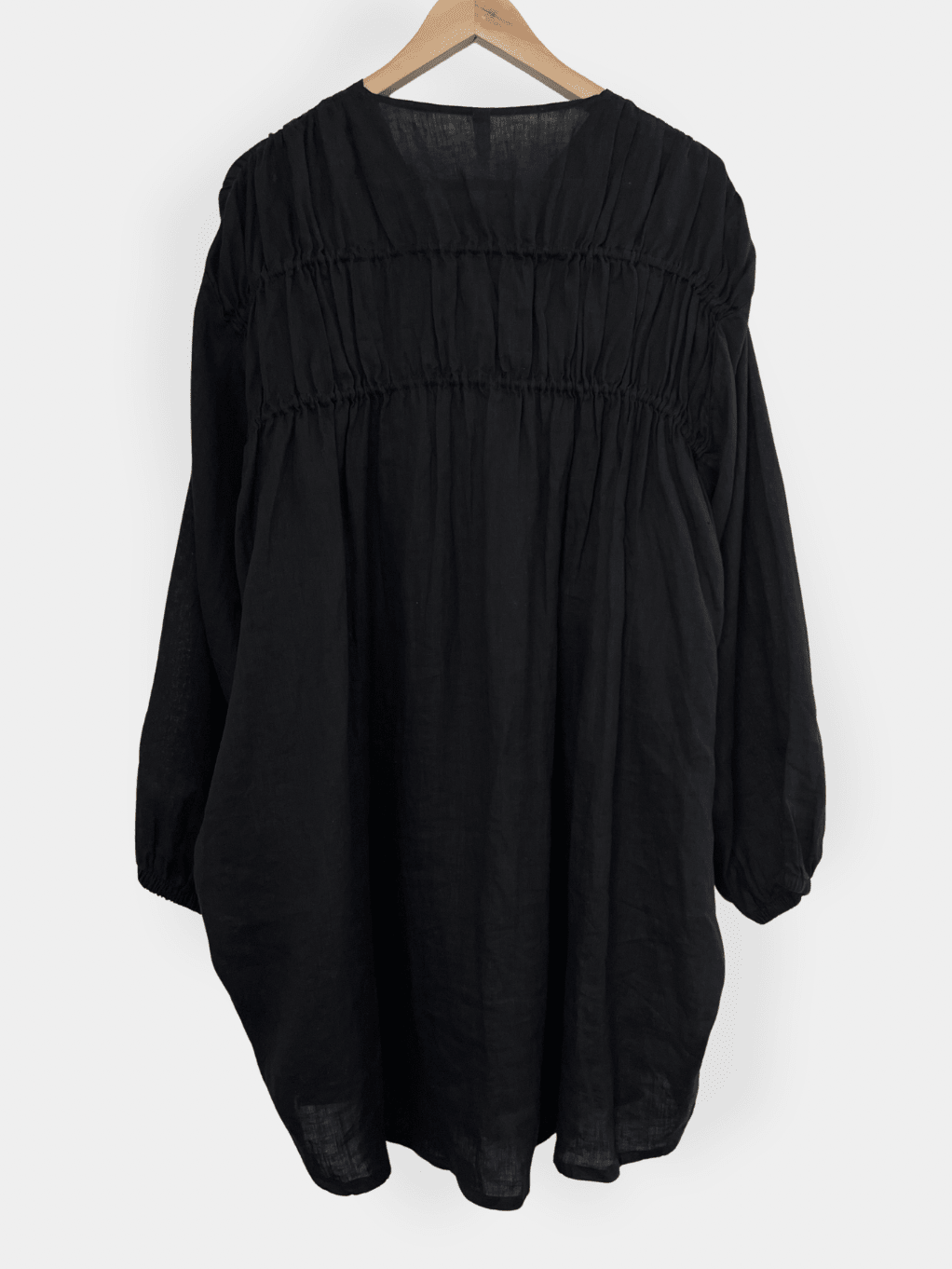 Preloved Kay/Day pellavamekko, musta, M Siloa Secondhand – huollettu ja kuntotarkastettu