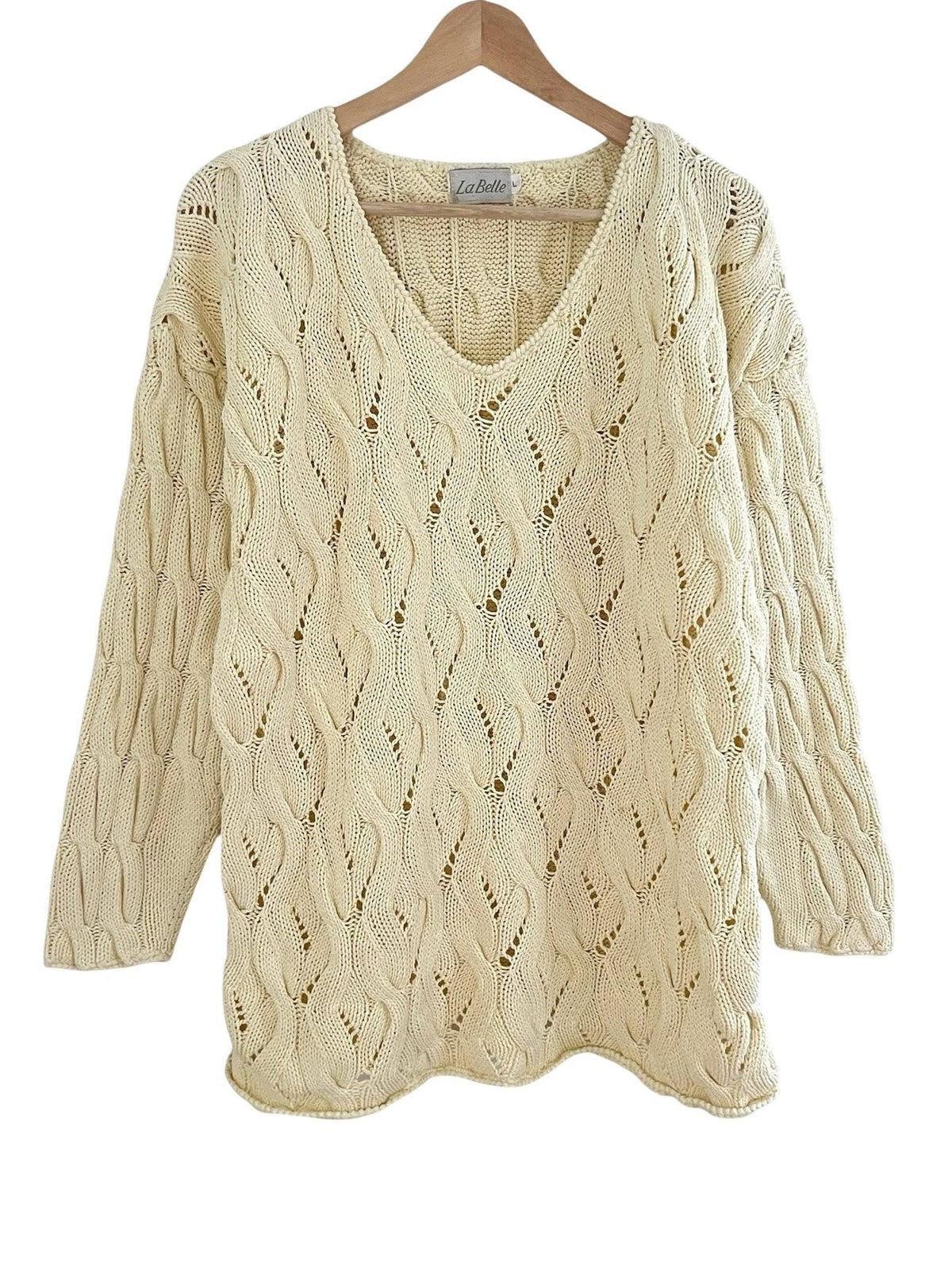 Preloved La Belle puuvillaneule - L Siloa Secondhand – huollettu ja kuntotarkastettu