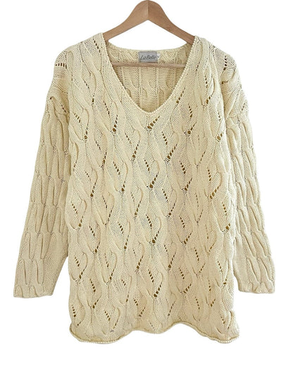 Preloved La Belle puuvillaneule - L Siloa Secondhand – huollettu ja kuntotarkastettu