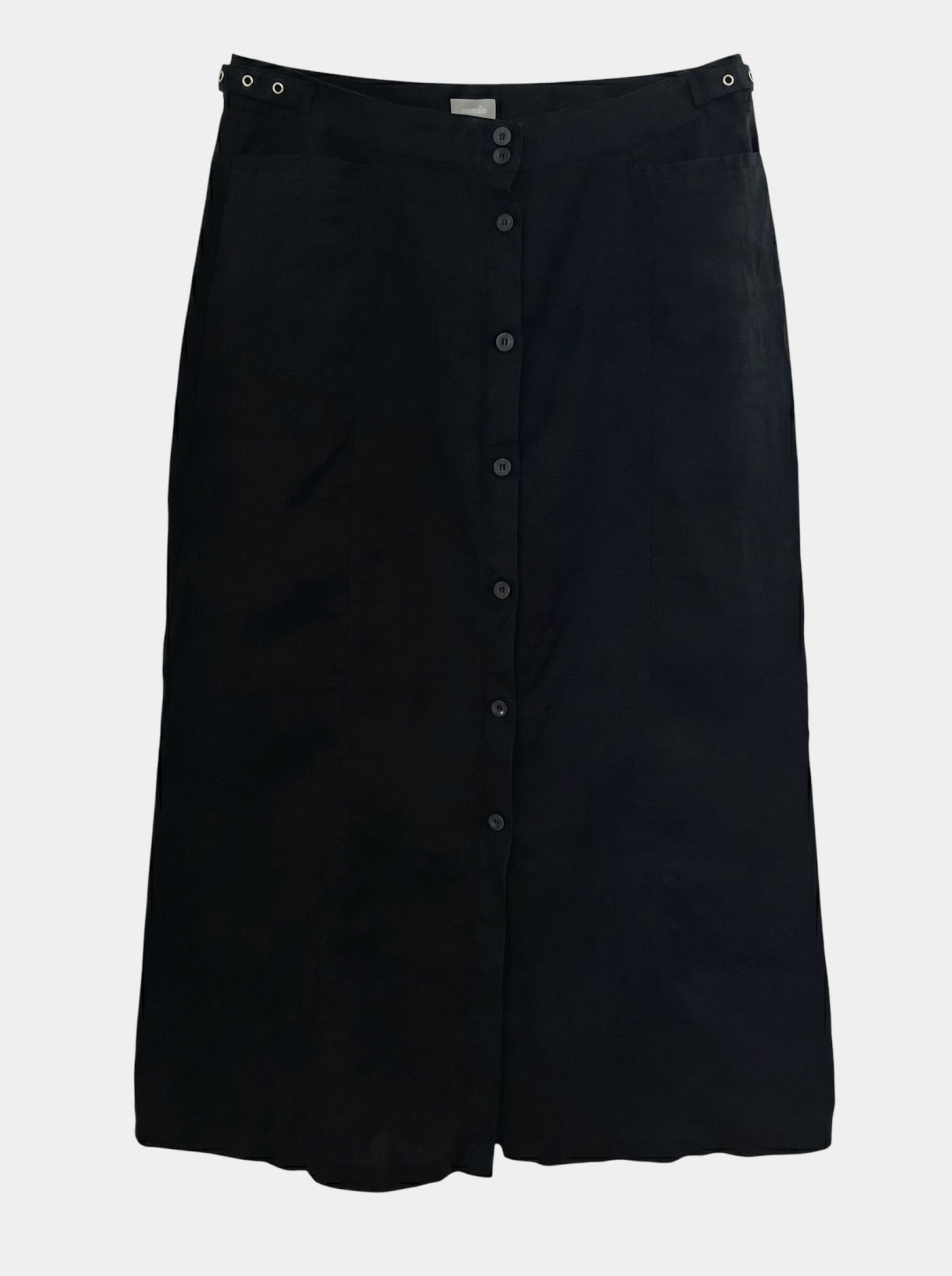 Preloved Lindex pellavahame, musta, XL Siloa Secondhand – huollettu ja kuntotarkastettu