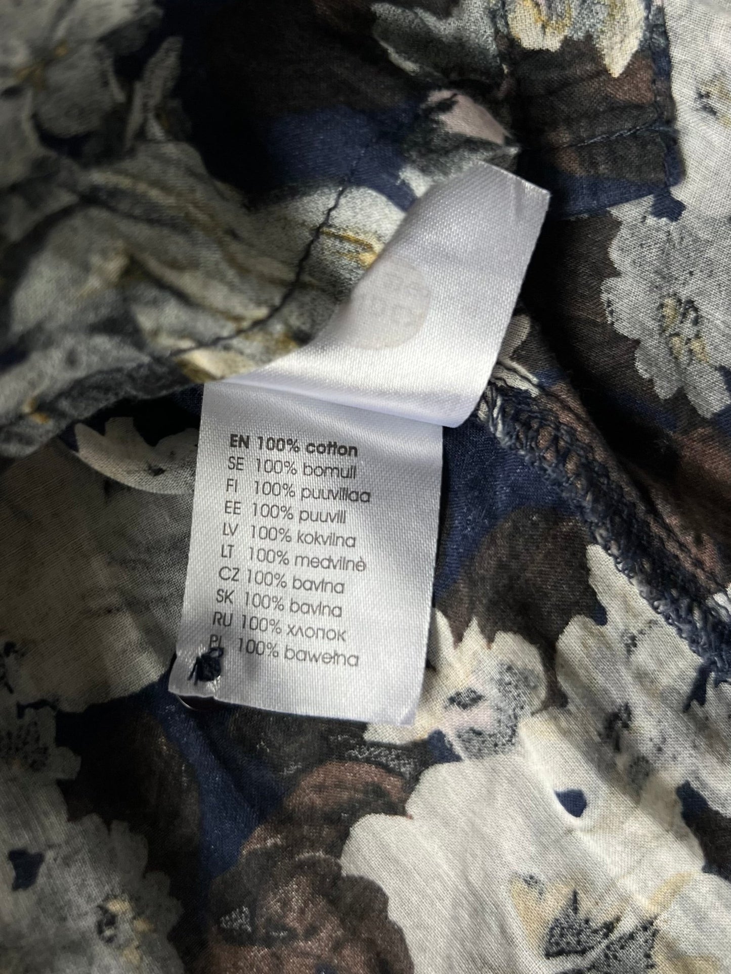 Preloved Lindex puuvillapaita, tummansininen, L Siloa Secondhand – huollettu ja kuntotarkastettu