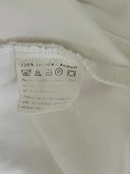Preloved LINK puuvilla farkkutakki, valkoinen, XL Siloa Secondhand – huollettu ja kuntotarkastettu