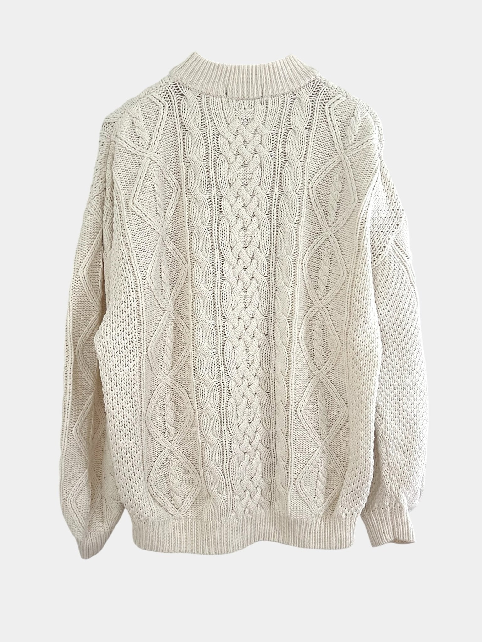 Preloved L.O.G.G. puuvillaneule, luonnonvalkoinen, L Siloa Secondhand – huollettu ja kuntotarkastettu