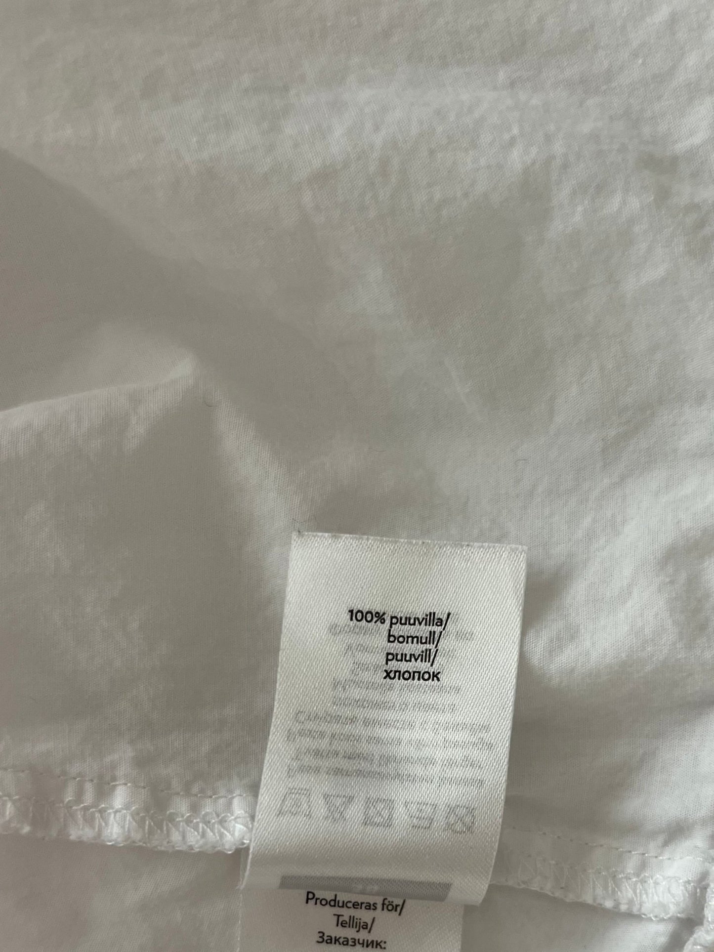Preloved London Fog puuvillapusero, valkoinen, M Siloa Secondhand – huollettu ja kuntotarkastettu