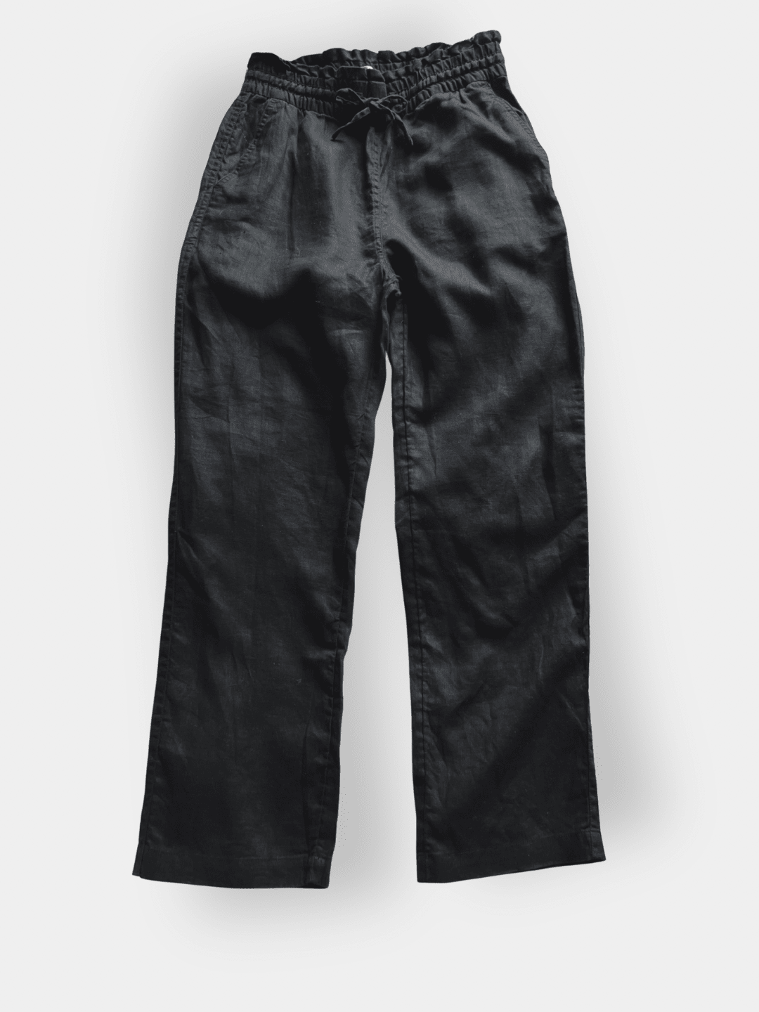 Preloved Los Angeles Atelier & Other Stories pellavahousut, musta, koko 34/XS Siloa Secondhand – huollettu ja kuntotarkastettu