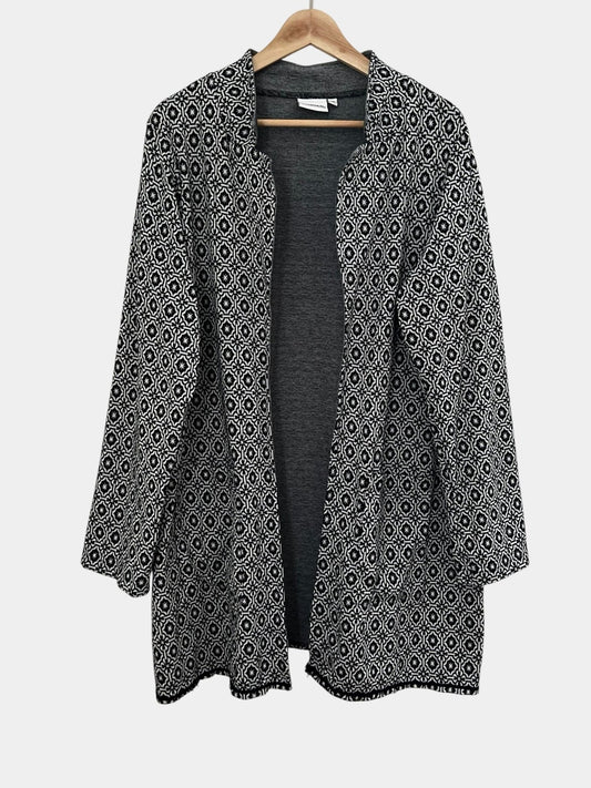 Preloved LUMOAN puuvillaneuletakki, tummansininen, L/XL Siloa Secondhand – huollettu ja kuntotarkastettu