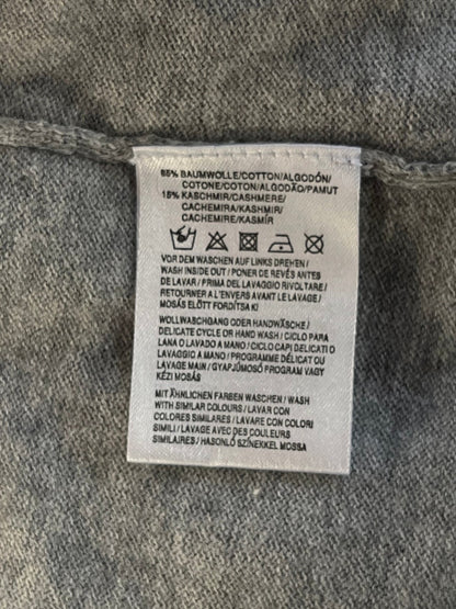 Preloved Marc O'Polo neuletakki puuvillaa/kashmiria, vaaleanharmaa, L Siloa Secondhand – huollettu ja kuntotarkastettu