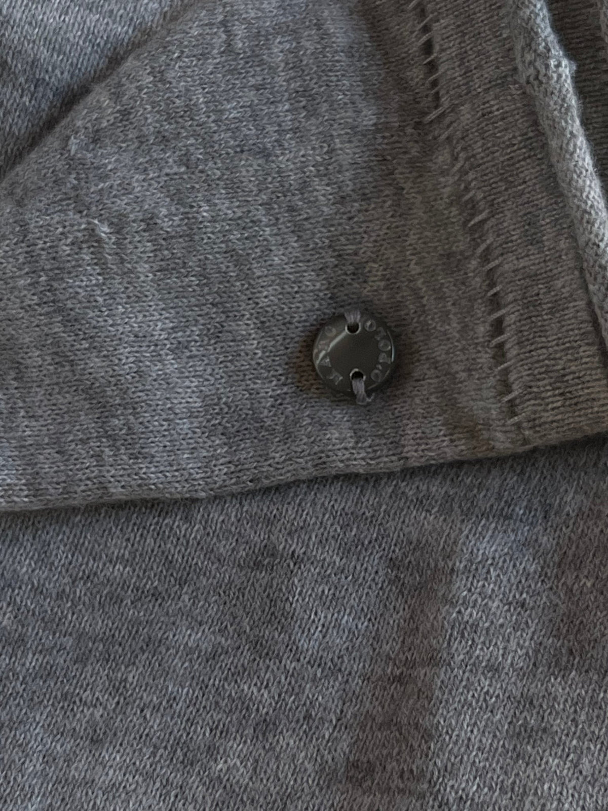 Preloved Marc O'Polo neuletakki puuvillaa/kashmiria, vaaleanharmaa, L Siloa Secondhand – huollettu ja kuntotarkastettu