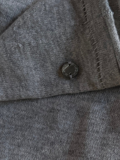 Preloved Marc O'Polo neuletakki puuvillaa/kashmiria, vaaleanharmaa, L Siloa Secondhand – huollettu ja kuntotarkastettu