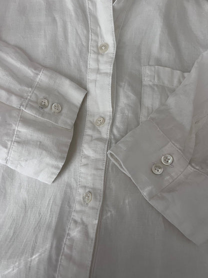 Preloved Marc O'Polo pellavamekko, valkoinen, S/M Siloa Secondhand – huollettu ja kuntotarkastettu