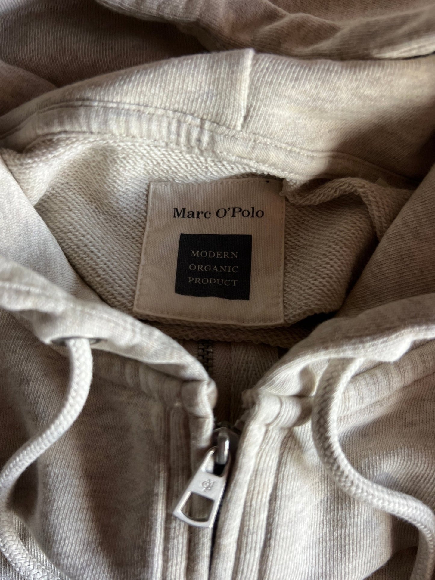 Preloved Marc O'Polo puuvillahuppari, vaaleanharmaa, XL Siloa Secondhand – huollettu ja kuntotarkastettu