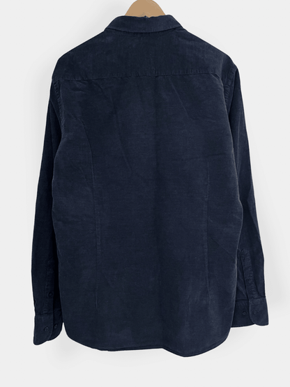 Preloved Massimo Dutti puuvillapaita, tummansininen, XL Siloa Secondhand – huollettu ja kuntotarkastettu