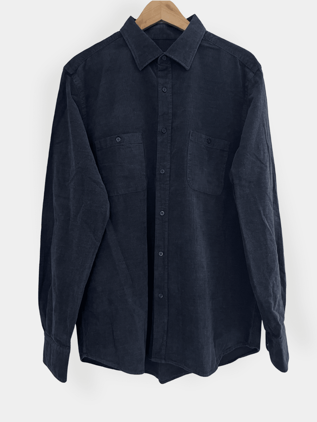 Preloved Massimo Dutti puuvillapaita, tummansininen, XL Siloa Secondhand – huollettu ja kuntotarkastettu
