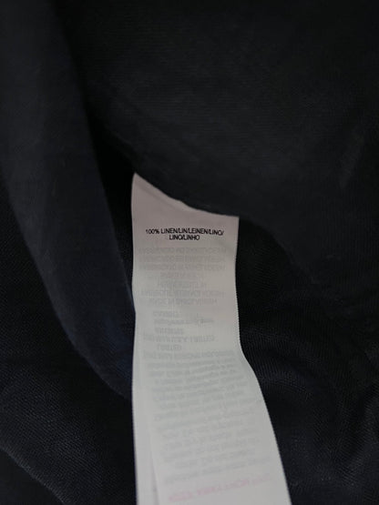 Preloved Muji pellavapaita, tummansininen, L Siloa Secondhand – huollettu ja kuntotarkastettu