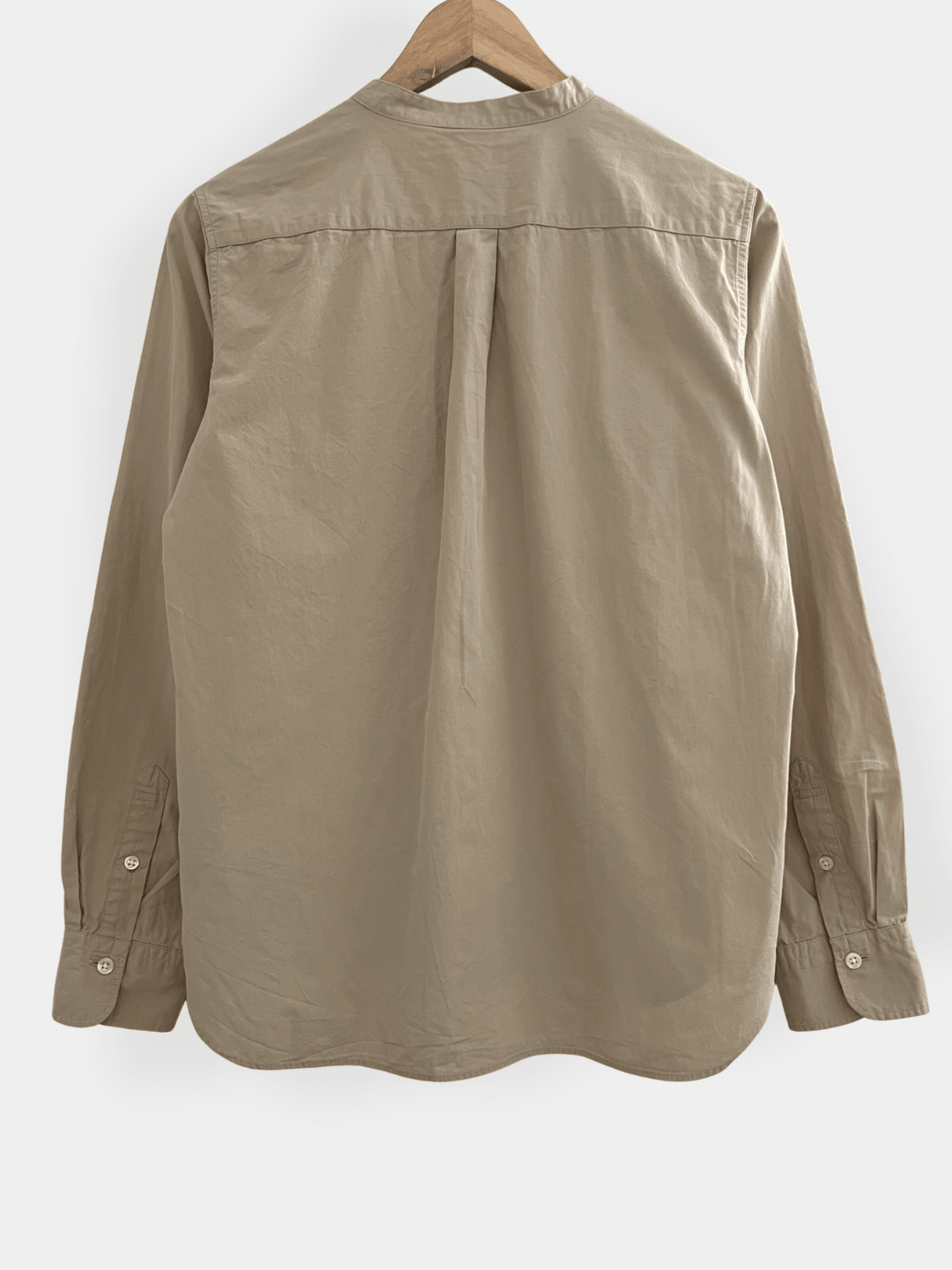Preloved Muji puuvillapaita, beige, S Siloa Secondhand – huollettu ja kuntotarkastettu