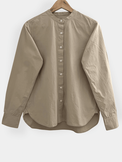 Preloved Muji puuvillapaita, beige, S Siloa Secondhand – huollettu ja kuntotarkastettu