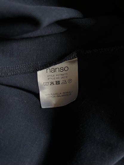 Preloved Nanso 100% puuvilla mekko, tummansininen, koko S Siloa Secondhand – huollettu ja kuntotarkastettu