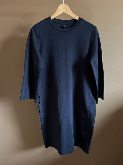 Preloved Nanso 100% puuvilla mekko, tummansininen, koko S Siloa Secondhand – huollettu ja kuntotarkastettu