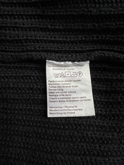 Preloved Nanso neuleliivi 100 % puuvillaa, tummansininen, M Siloa Secondhand – huollettu ja kuntotarkastettu