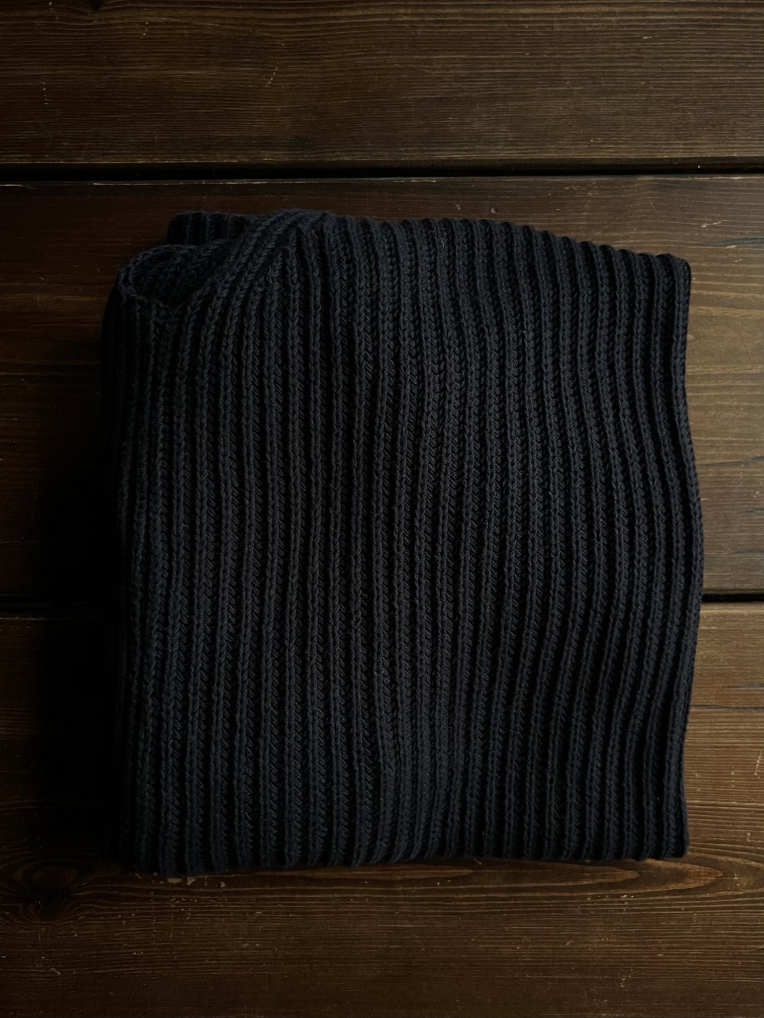 Preloved Nanso neuleliivi 100 % puuvillaa, tummansininen, M Siloa Secondhand – huollettu ja kuntotarkastettu