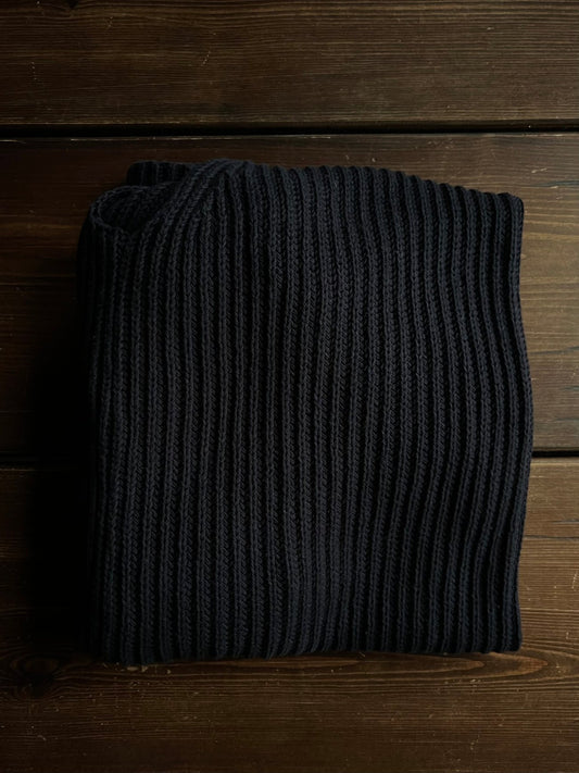 Preloved Nanso neuleliivi 100 % puuvillaa, tummansininen, M Siloa Secondhand – huollettu ja kuntotarkastettu
