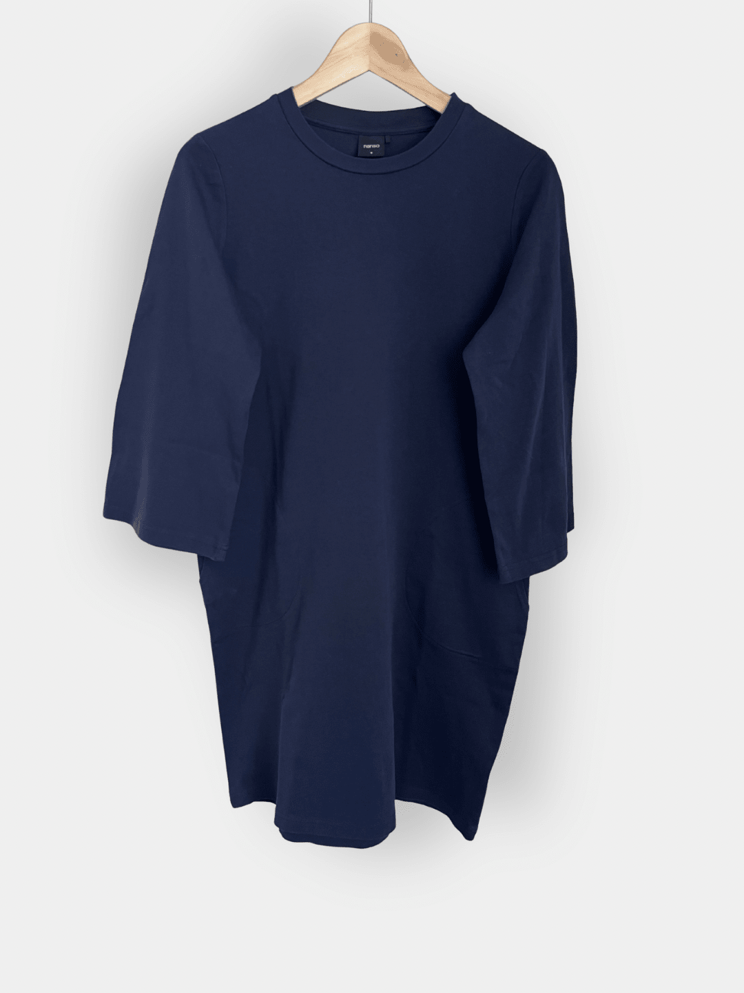 Preloved Nanso puuvillamekko, tummansininen, koko S Siloa Secondhand – huollettu ja kuntotarkastettu