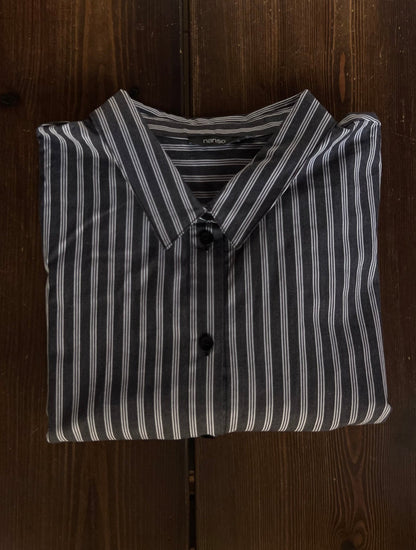 Preloved Nanso puuvillapaita, harmaa, L Siloa Secondhand – huollettu ja kuntotarkastettu