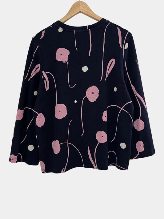 Preloved Nanso puuvillapusero, tummansininen, M Siloa Secondhand – huollettu ja kuntotarkastettu