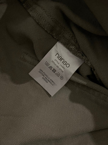 Preloved Nanso vihreät farkut 100 % puuvillaa - L Siloa Secondhand – huollettu ja kuntotarkastettu