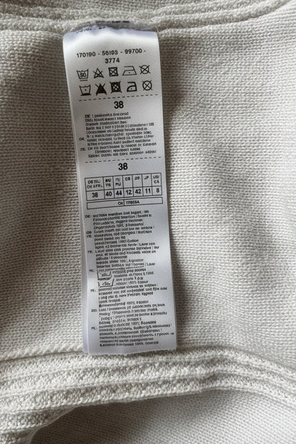 Preloved Neulepusero 100 % puuvillaa, valkoinen, M Siloa Secondhand – huollettu ja kuntotarkastettu