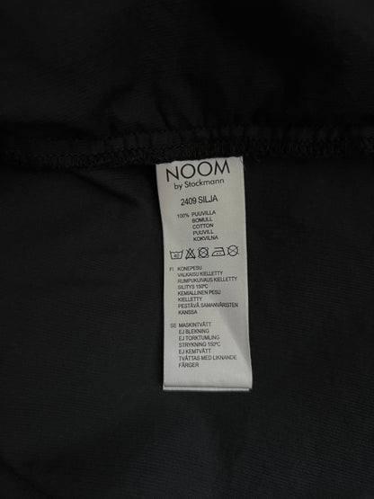 Preloved Noom puuvillapaita, musta, XS Siloa Secondhand – huollettu ja kuntotarkastettu