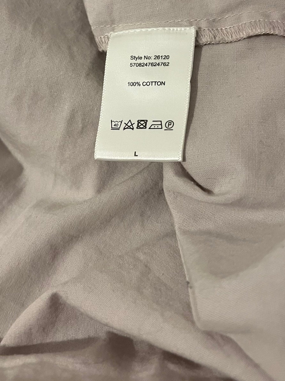 Preloved Norvig liila paita 100 % puuvillaa - L Siloa Secondhand – huollettu ja kuntotarkastettu