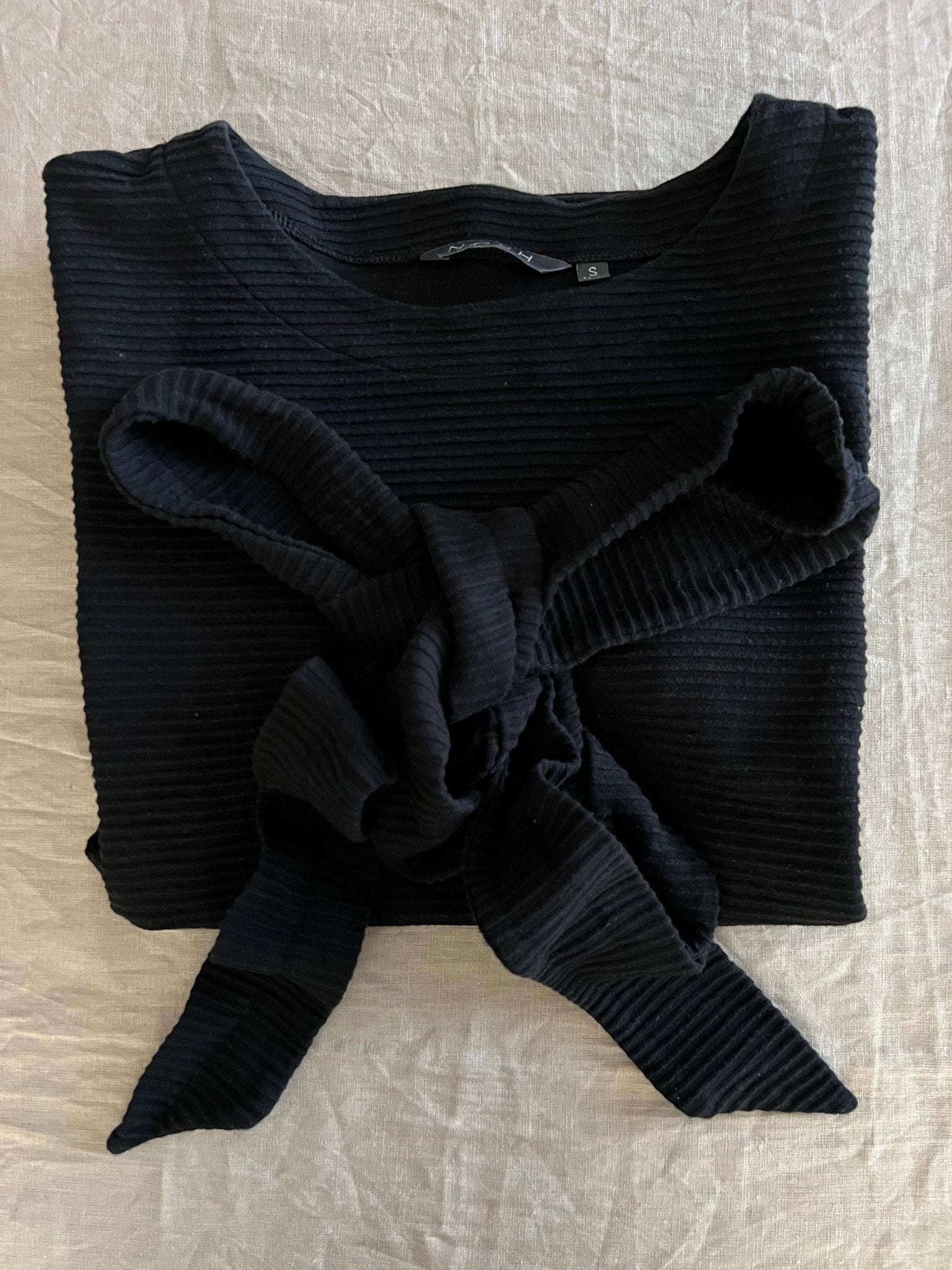 Preloved NOSH puuvillamekko, musta, koko S Siloa Secondhand – huollettu ja kuntotarkastettu