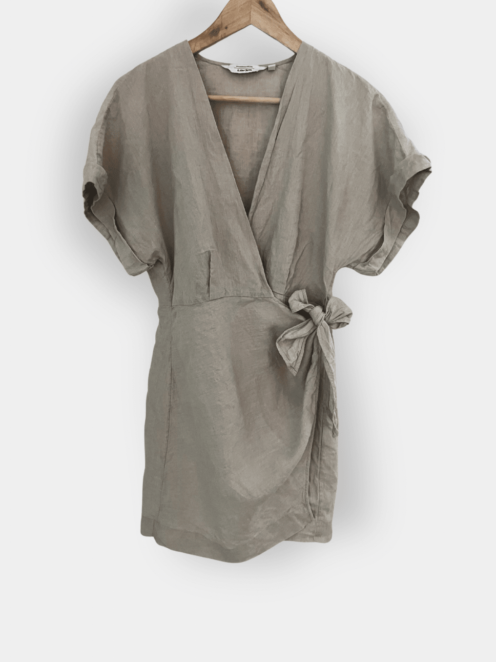 Preloved & Other Stories pellavamekko, beige, XS Siloa Secondhand – huollettu ja kuntotarkastettu