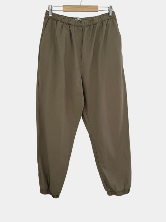 Preloved Oysho puuvillahousut, khaki, L Siloa Secondhand – huollettu ja kuntotarkastettu
