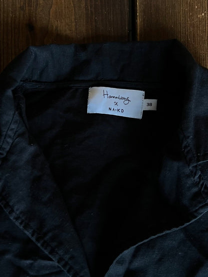 Preloved Paitamekko pellavaa/puuvillaa, musta, M Siloa Secondhand – huollettu ja kuntotarkastettu