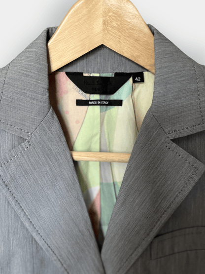Preloved Paul Smith, 100 % puuvillableiseri, harmaa, L Siloa Secondhand – huollettu ja kuntotarkastettu