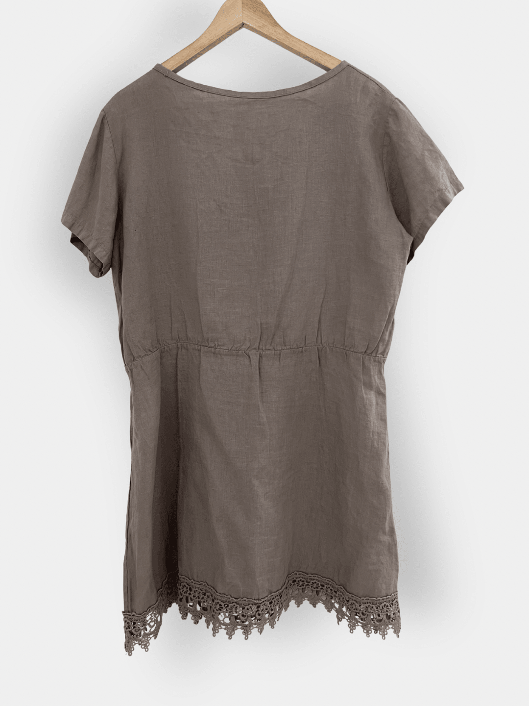 Preloved Pellavamekko, beige, L Siloa Secondhand – huollettu ja kuntotarkastettu