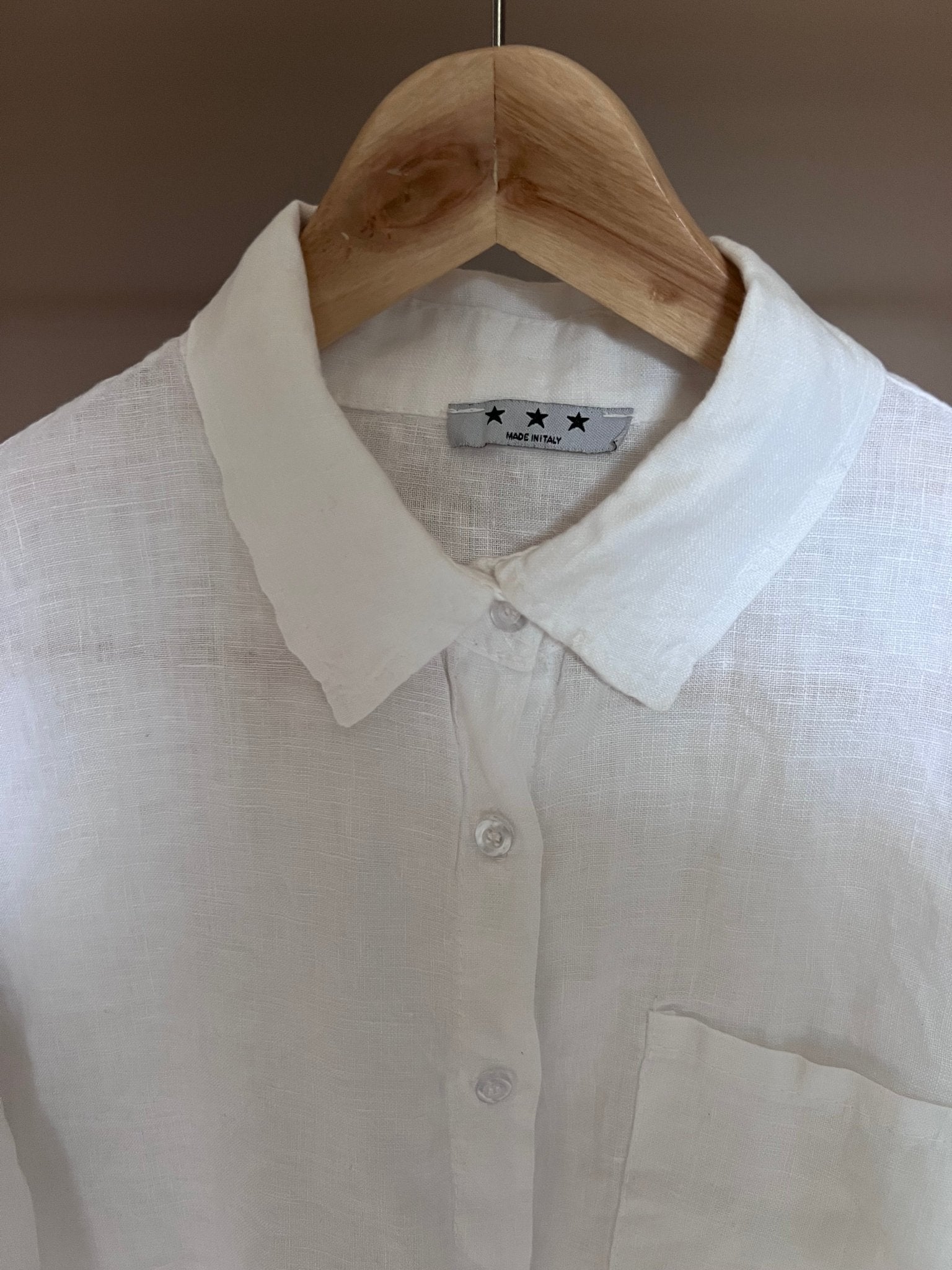 Preloved Pellavamekko, valkoinen, koko S Siloa Secondhand – huollettu ja kuntotarkastettu