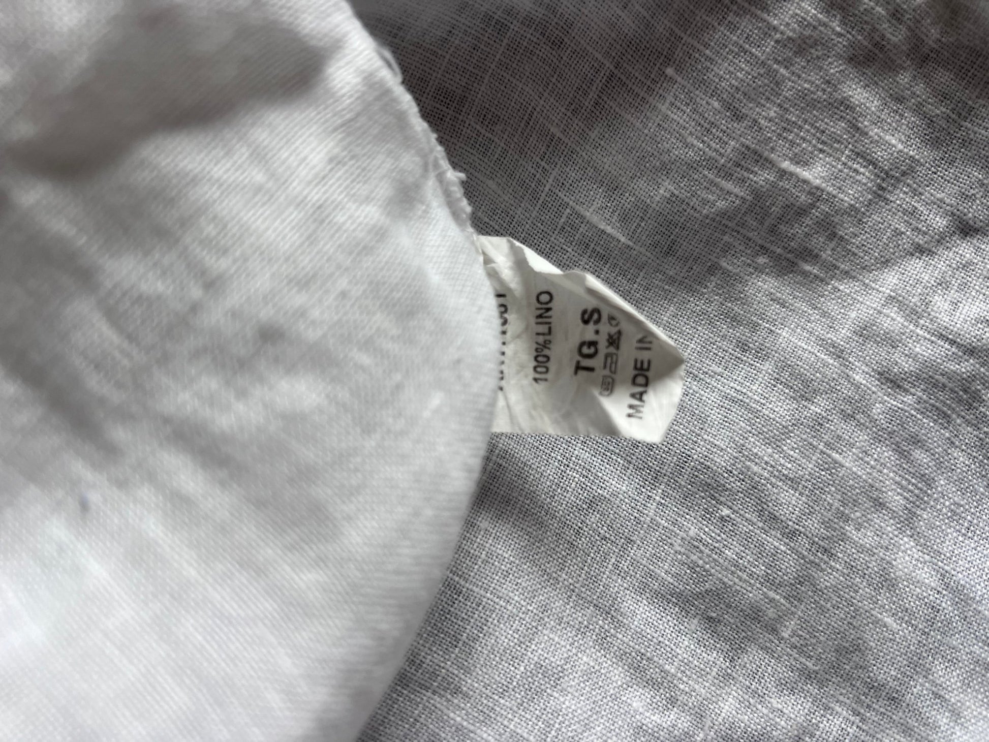Preloved Pellavamekko, valkoinen, koko S Siloa Secondhand – huollettu ja kuntotarkastettu