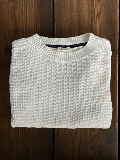 Preloved Puuvillaneule, valkoinen, M Siloa Secondhand – huollettu ja kuntotarkastettu