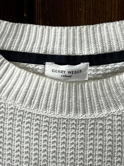 Preloved Puuvillaneule, valkoinen, M Siloa Secondhand – huollettu ja kuntotarkastettu