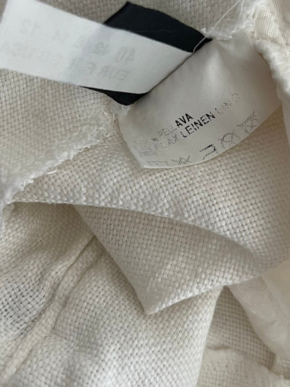 Preloved Ril's pellavahousut, luonnonvalkoinen, L Siloa Secondhand – huollettu ja kuntotarkastettu