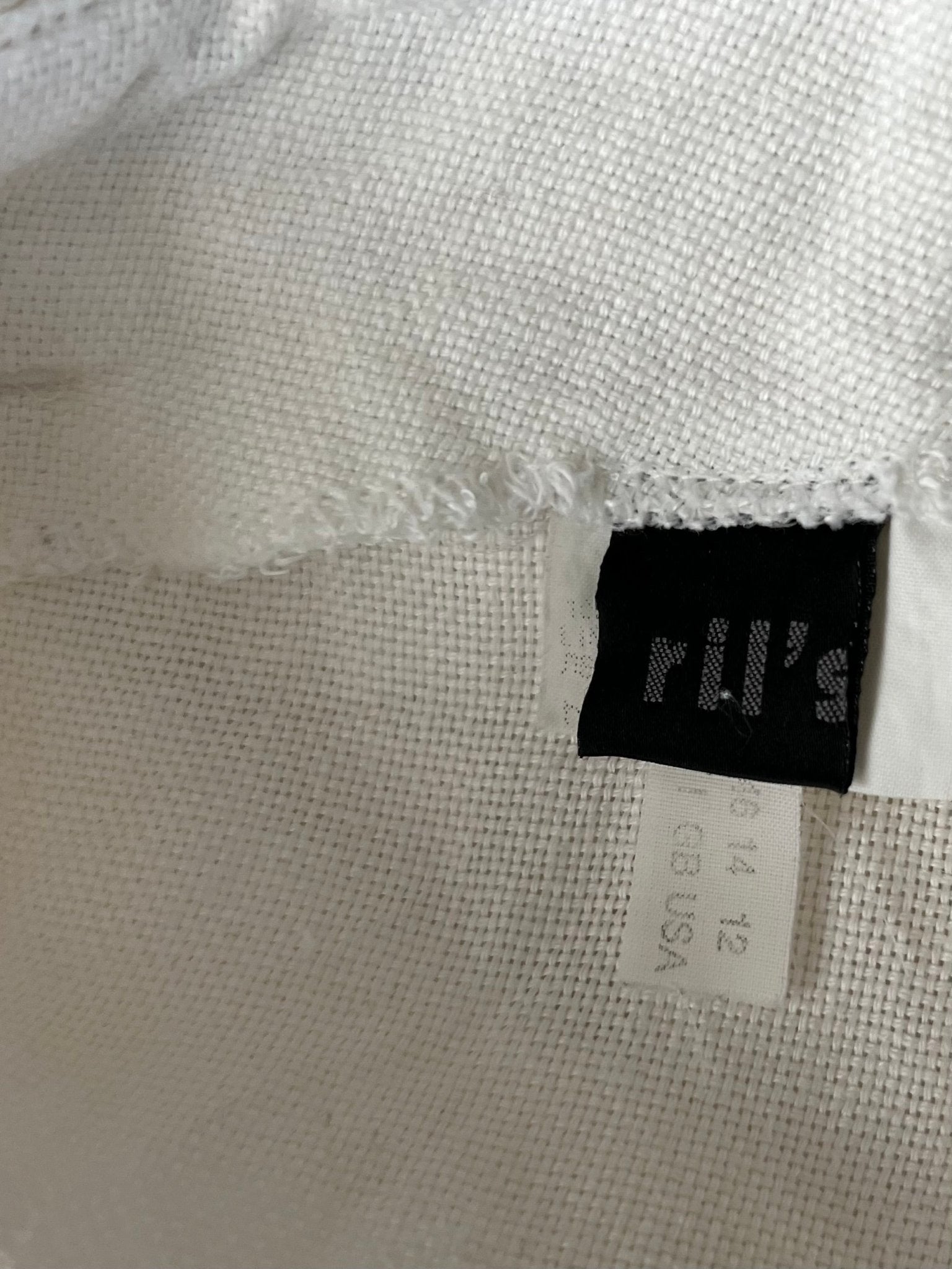 Preloved Ril's pellavahousut, luonnonvalkoinen, L Siloa Secondhand – huollettu ja kuntotarkastettu