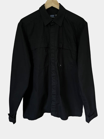 Preloved Rocky puuvilla paitatakki, musta, XL Siloa Secondhand – huollettu ja kuntotarkastettu