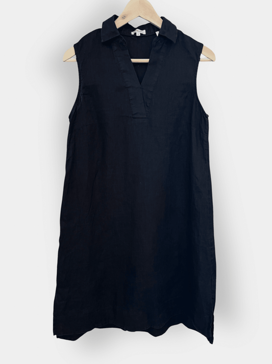 Preloved S. Oliver pellavamekko, tummanharmaa, XS Siloa Secondhand – huollettu ja kuntotarkastettu