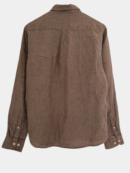 Preloved S.C.W. pellavapaita, ruskea, S Siloa Secondhand – huollettu ja kuntotarkastettu