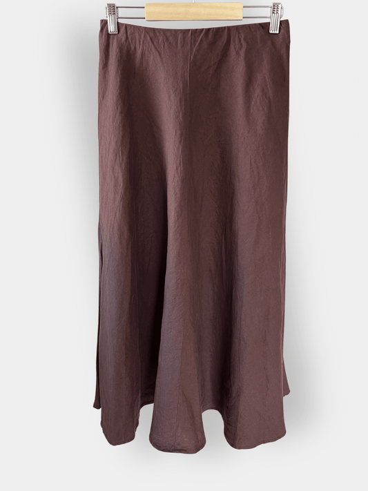 Preloved Seed Heritage pellavahame, ruskea, S Siloa Secondhand – huollettu ja kuntotarkastettu