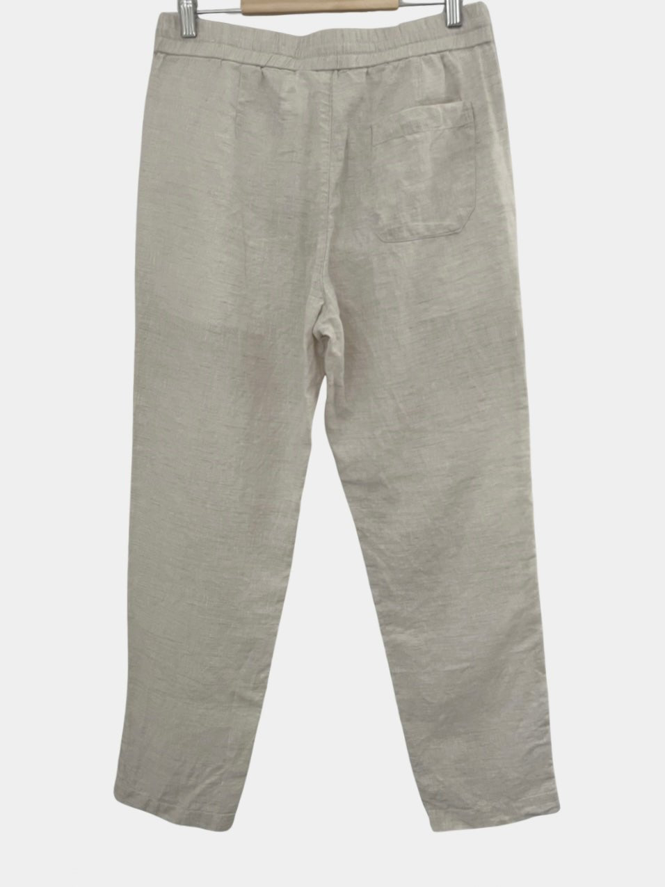 Preloved Skagen Clothing pellavahousut, beige, M Siloa Secondhand – huollettu ja kuntotarkastettu