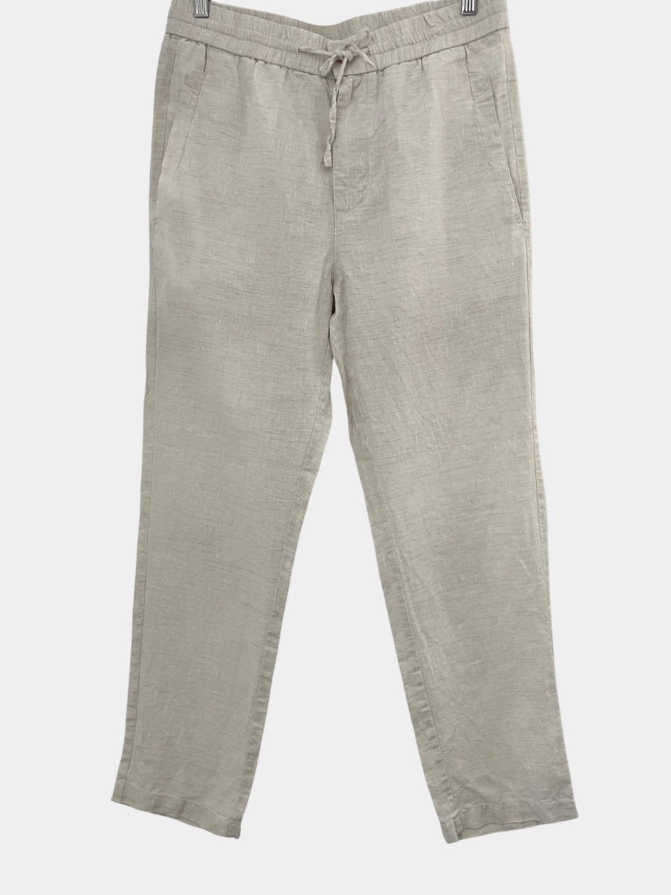 Preloved Skagen Clothing pellavahousut, beige, M Siloa Secondhand – huollettu ja kuntotarkastettu